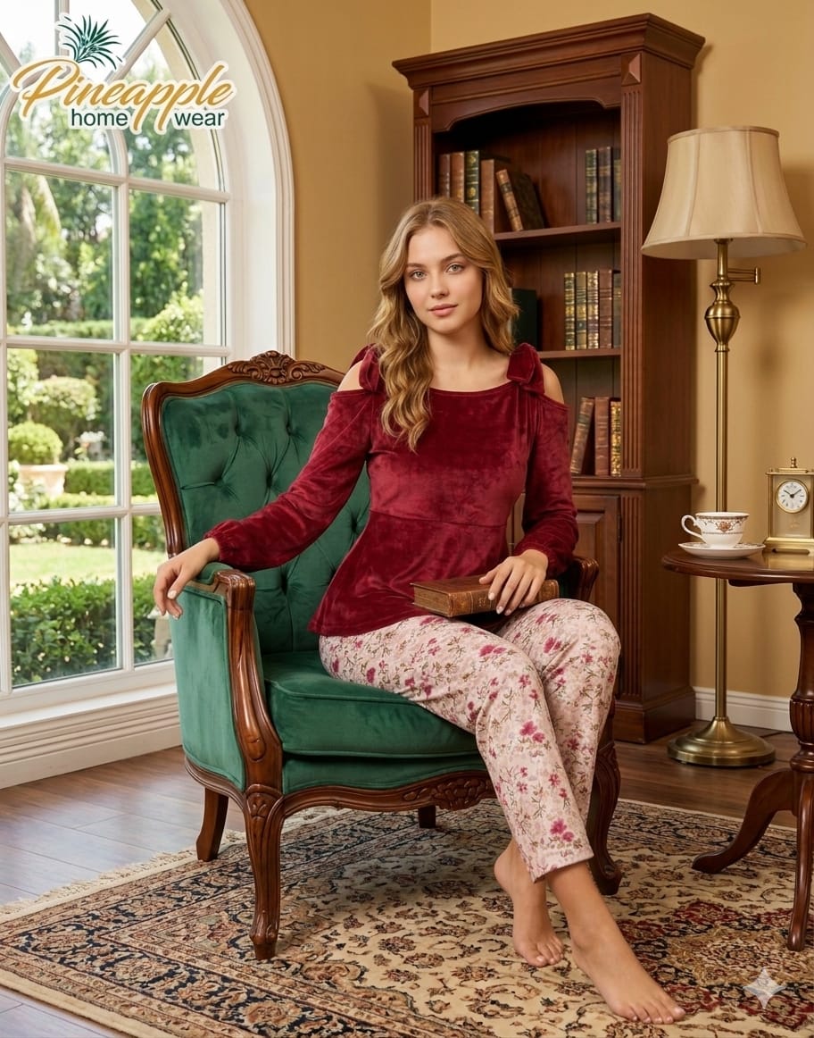 TOP SOFT VELVET FULLY LINED LYCRA PANTS FLORY SOFT VELVET FULLY LINED LYCRA