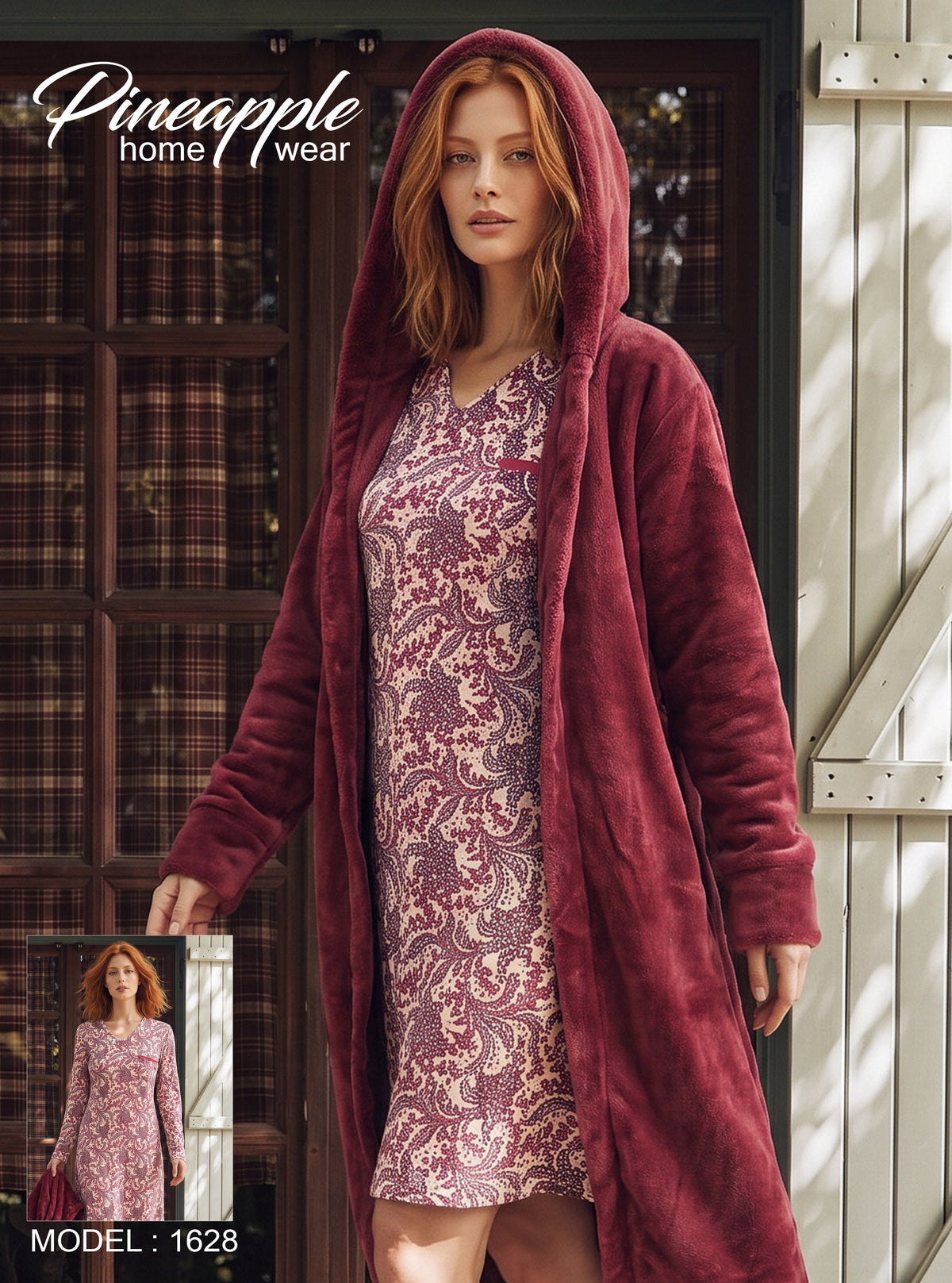 ROBE HEAVY SOFT VELVET BOLAR DRESS SOFT VELVET FULLY LINED LYCRA