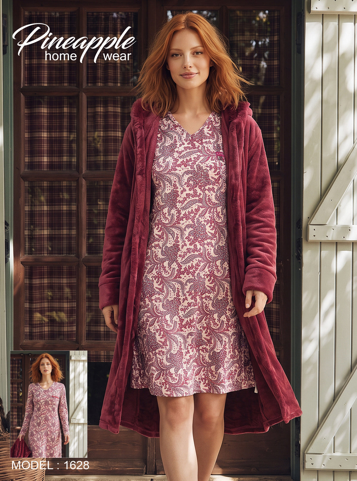 ROBE HEAVY SOFT VELVET BOLAR DRESS SOFT VELVET FULLY LINED LYCRA