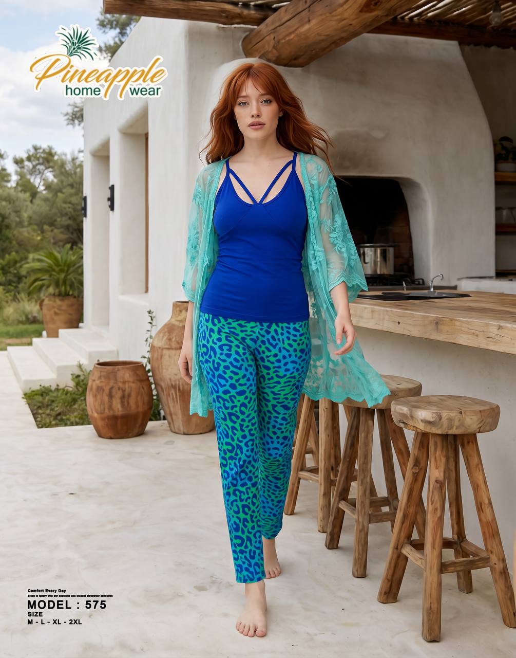 Printed Home Wear Set