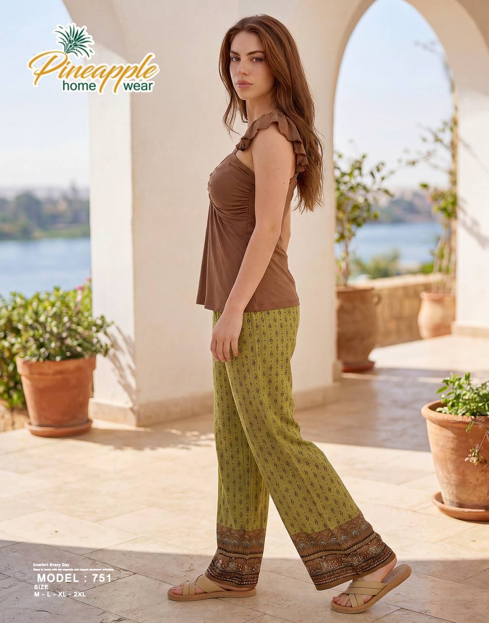 Patterned Lounge Wear Set